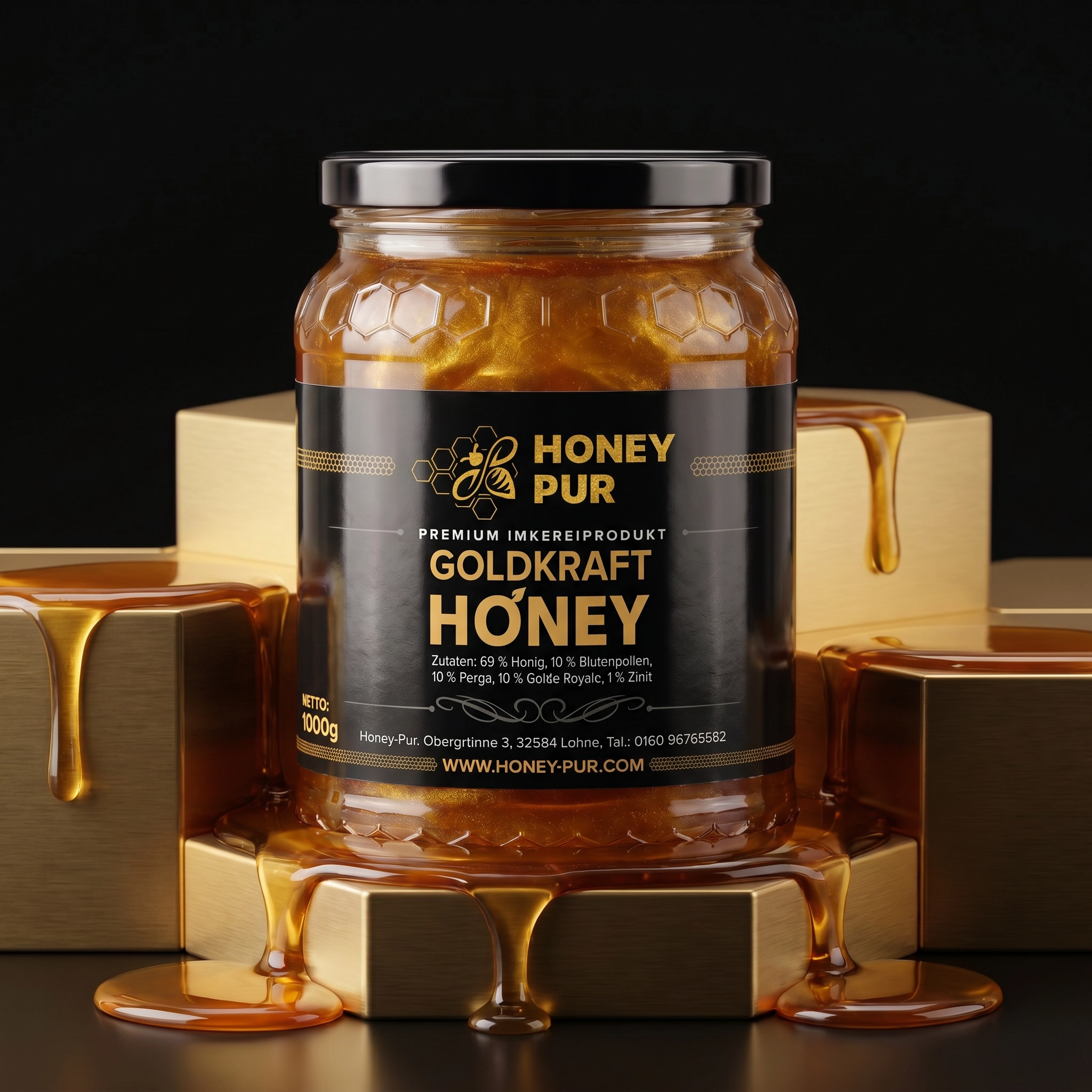 Goldkraft Honey – ausgewählte Zutaten, harmonisch abgestimmte Rezeptur und ein unverwechselbarer Charakter. Natürlich. Markant. Besonders.