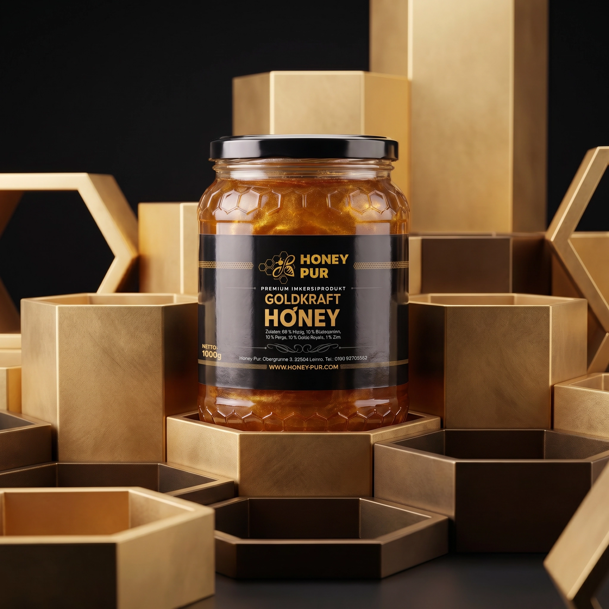 Goldkraft Honey – ausgewählte Zutaten, harmonisch abgestimmte Rezeptur und ein unverwechselbarer Charakter. Natürlich. Markant. Besonders.