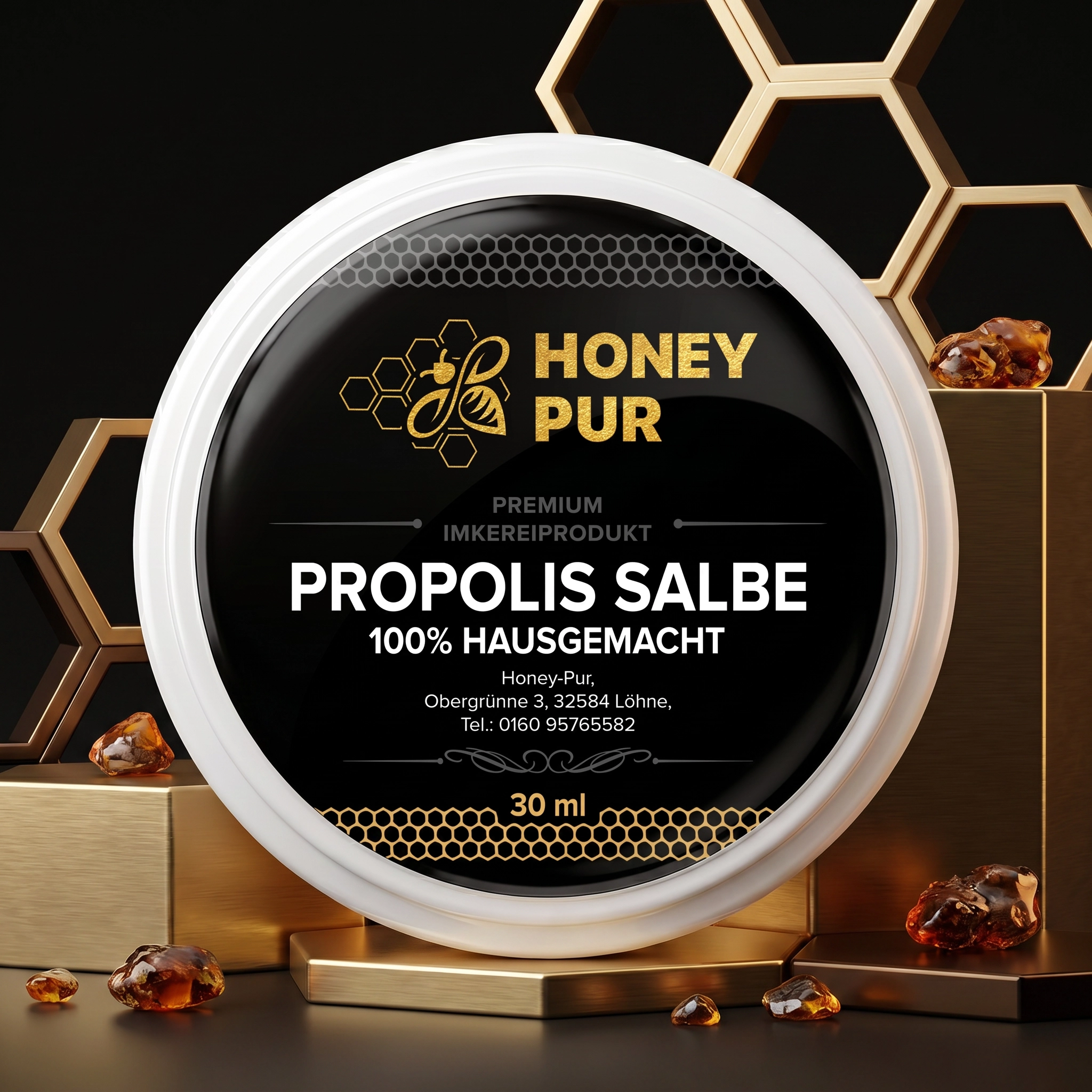 Echte Propolis Salbe entzündungshemmend Naturbelassen und ohne Zusätze