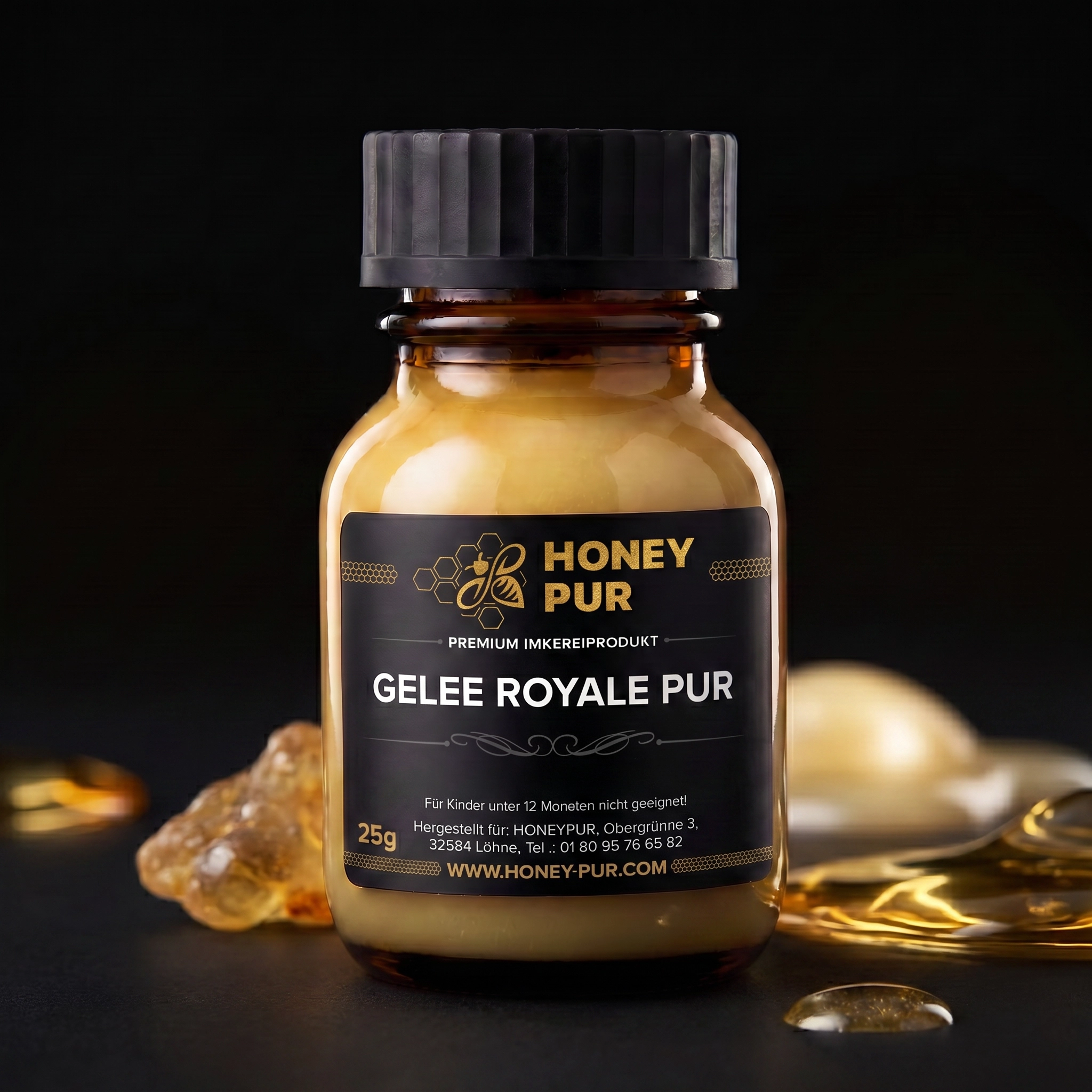 25 gr Gelée Royale Imkerqualität Naturprodukt ohne Zusätze reich an Vitamin B